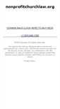 Mobile Screenshot of nonprofitchurchlaw.org